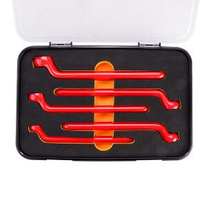 5PCS DIPPED INSULATED RING WRENCH SET