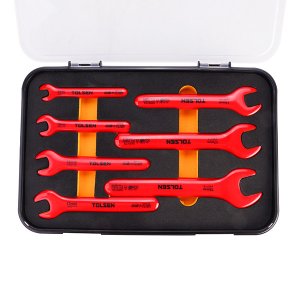 7PCS DIPPED INSULATED OPEN ENDED SPANNER SET