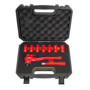 9PCS 1/2" DIPPED INSULATED SOCKET SET