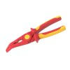 INSULATING BENT NOSE PLIERS WITH CERAMIC BLADE